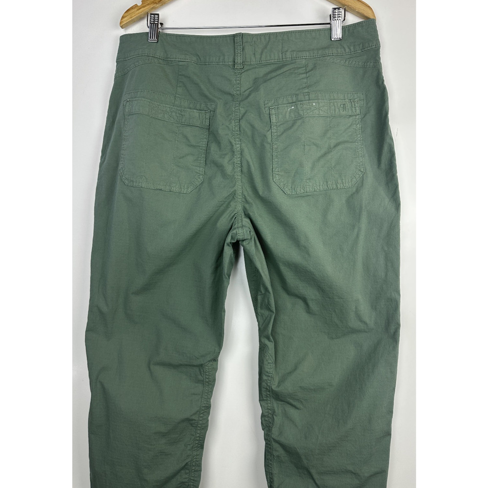 Pilcro Anthropologie The Wanderer Mid-Rise Relaxed-Leg Pants Green Size 33 - Picture 11 of 13